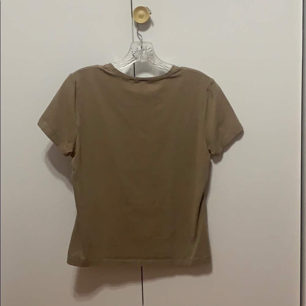 beige tee - Picture 2 of 3